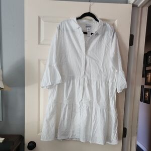Tommy Bahama White Cotton Shirt